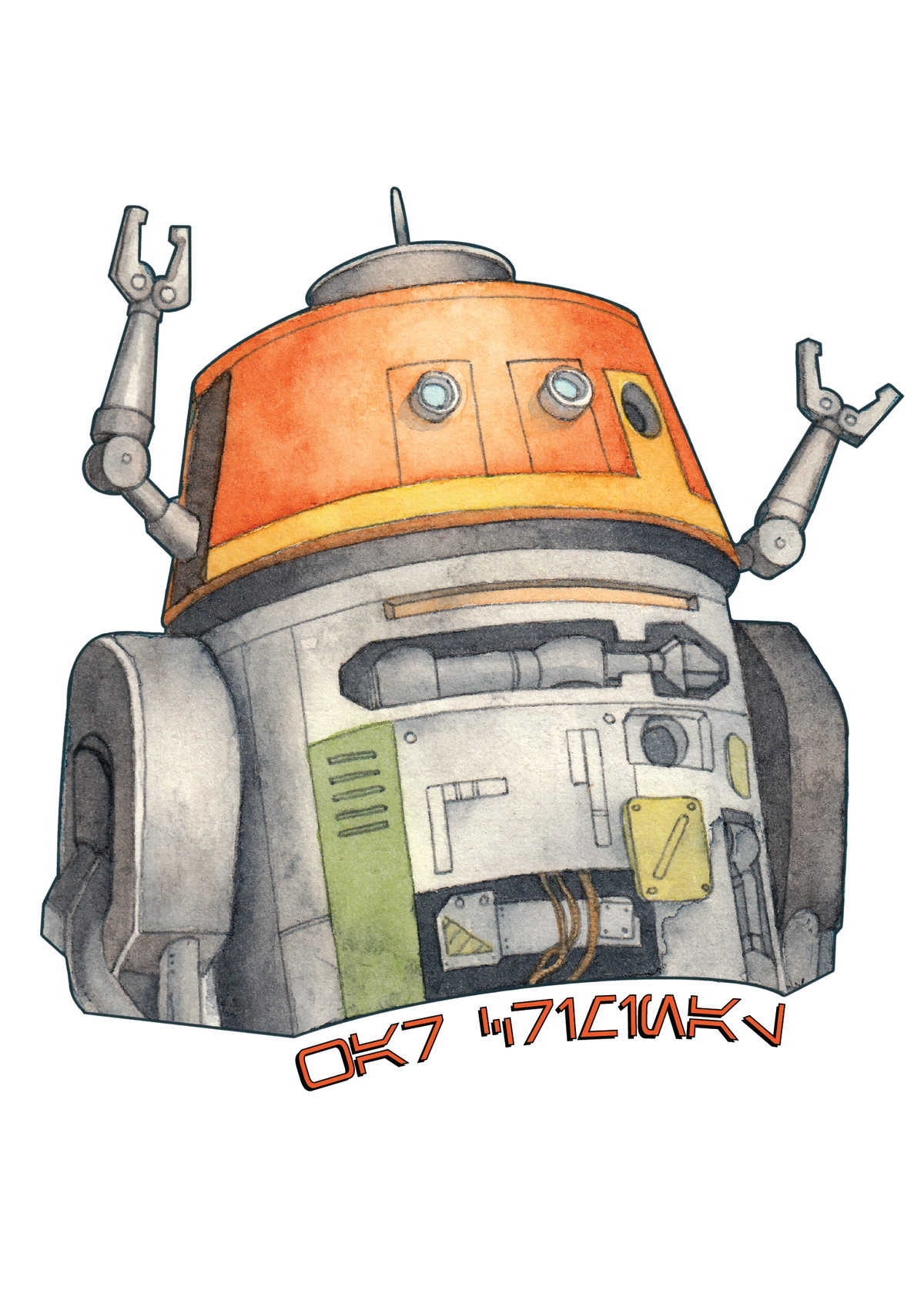 Chopper Vinyl Sticker