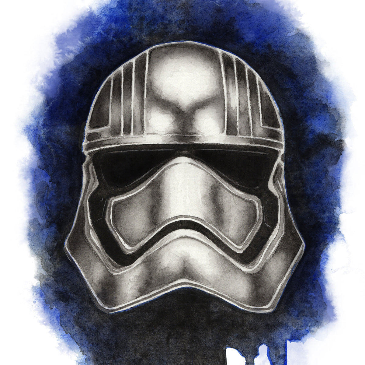 Star Wars: Captain Phasma - ORIGINAL WATERCOLOR PAINTING