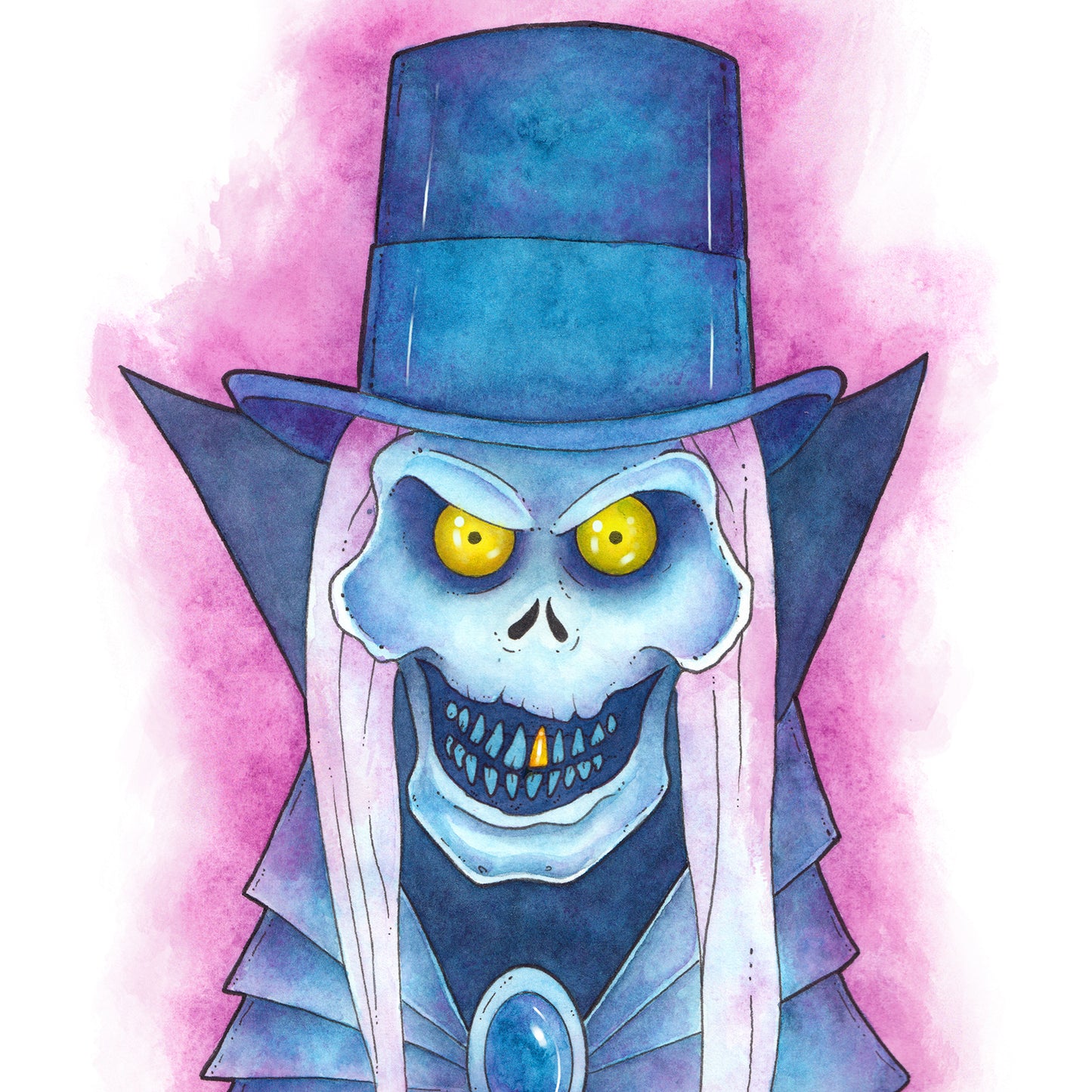 Disney: The Hatbox Ghost - ORIGINAL WATERCOLOR PAINTING