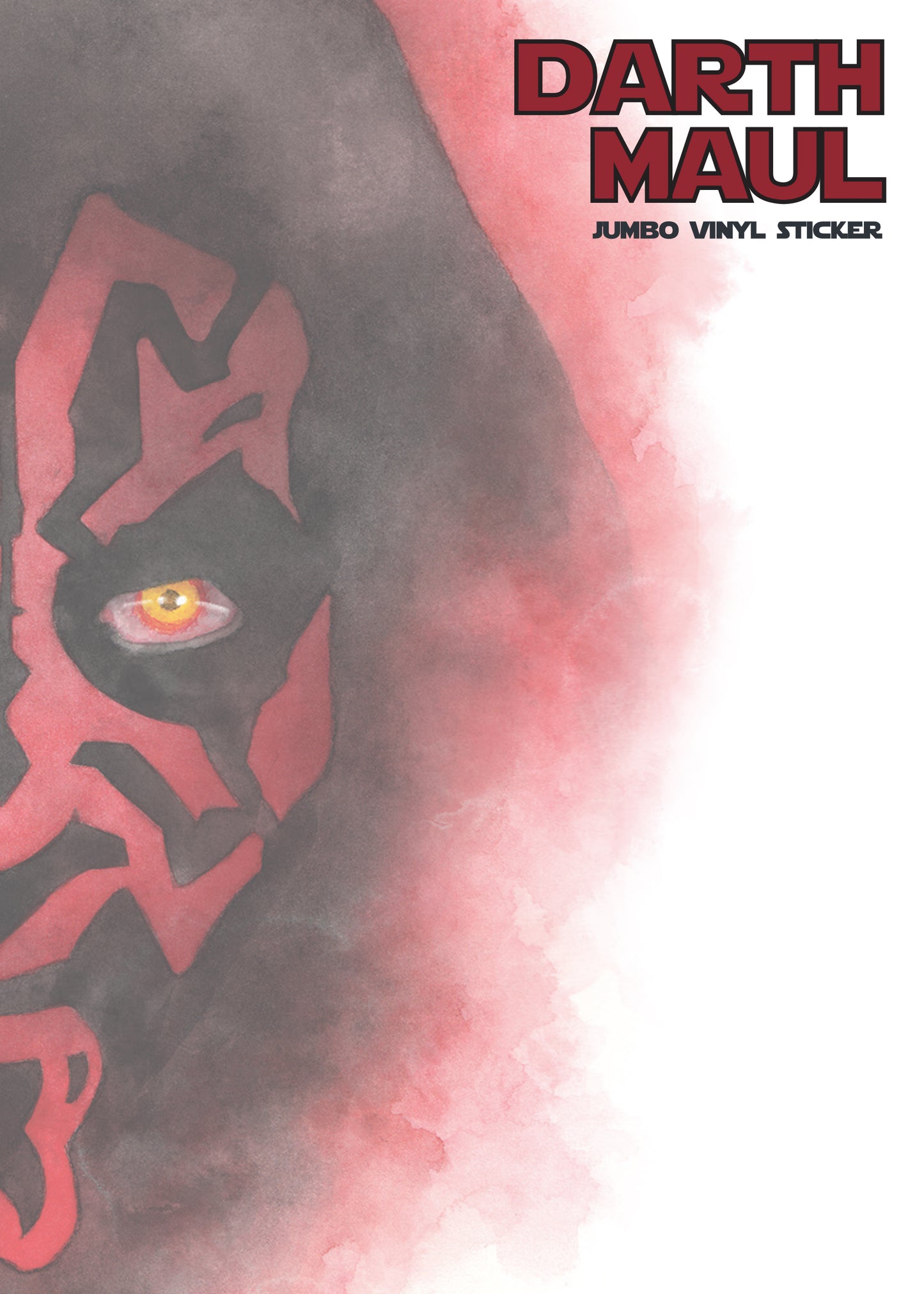 Darth Maul - Jumbo Drip Sticker