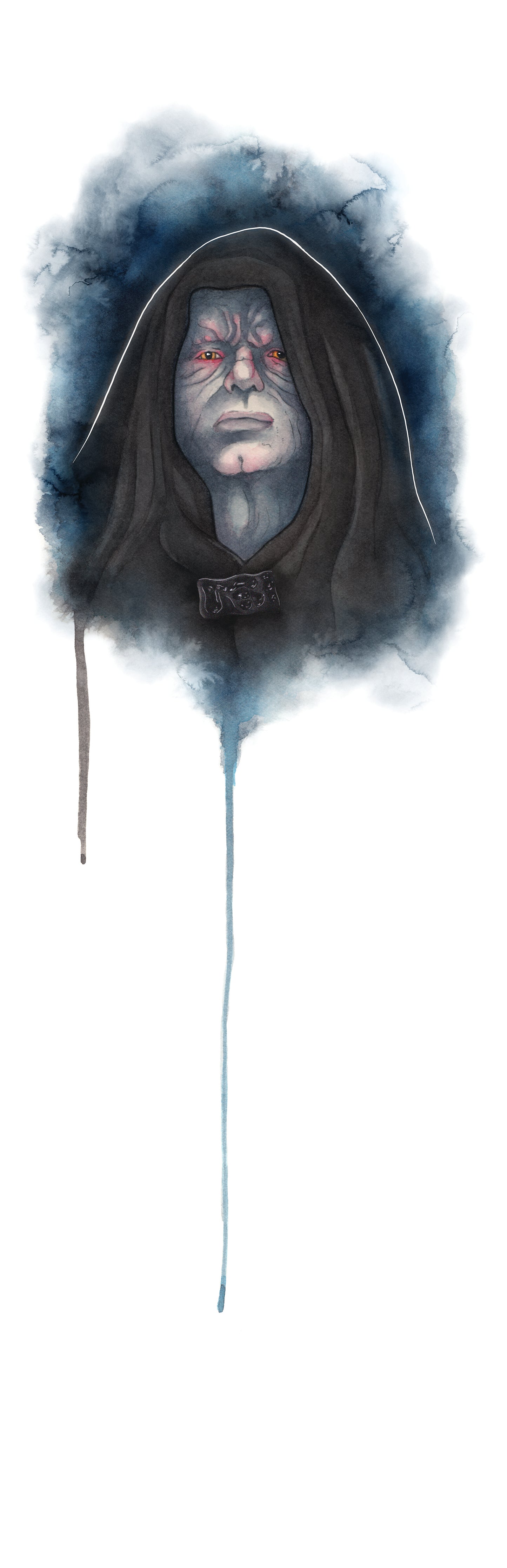 Star Wars: Emperor Palpatine - ORIGINAL WATERCOLOR PAINTING