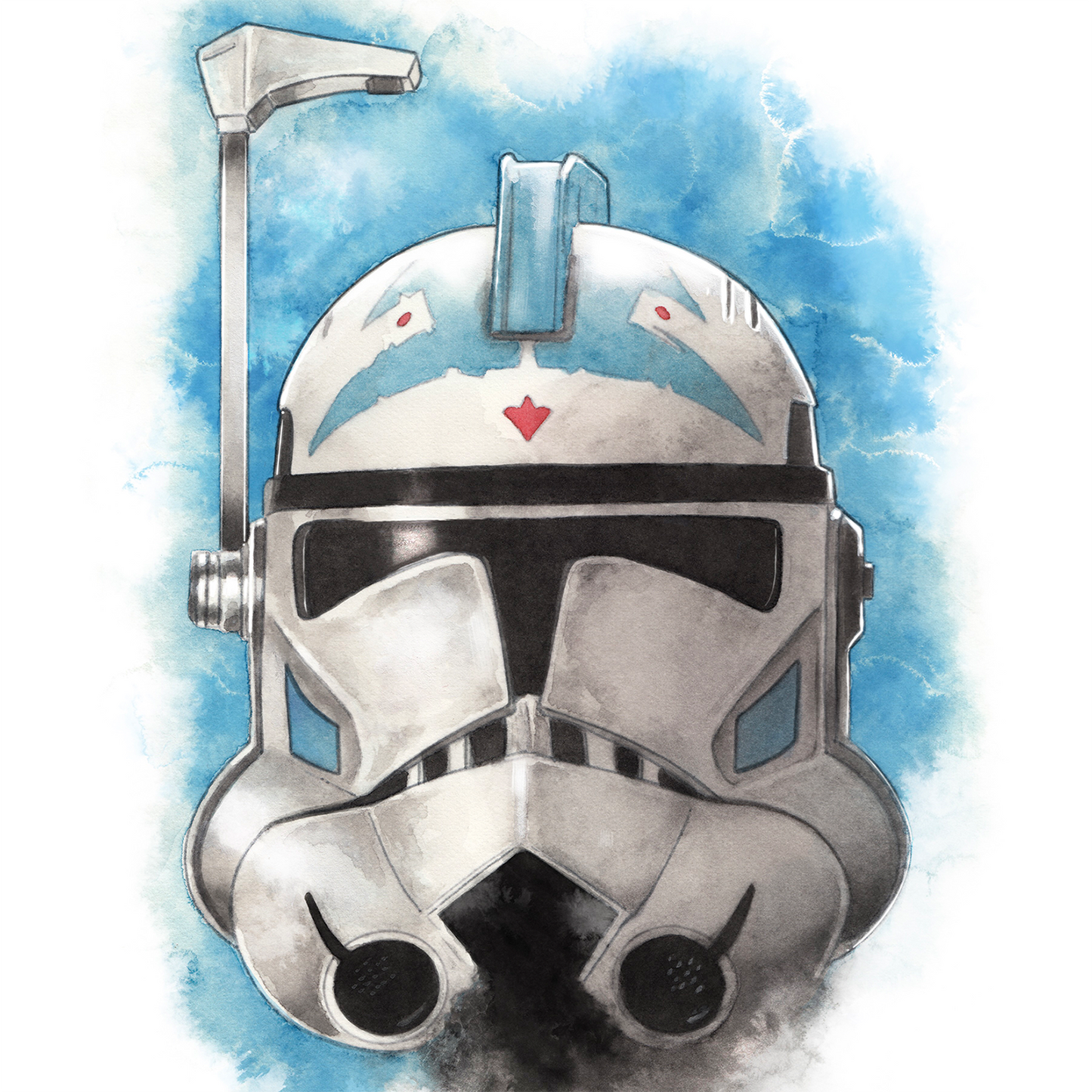 Star Wars: Fives - ORIGINAL WATERCOLOR PAINTING