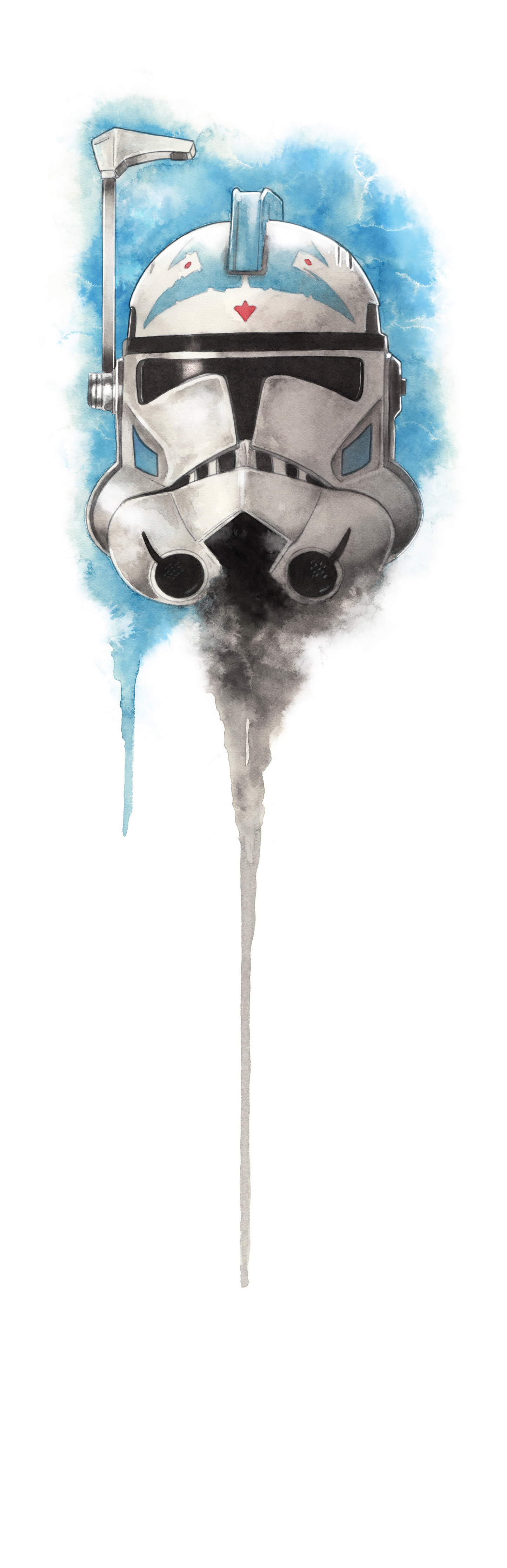 Star Wars: Fives - ORIGINAL WATERCOLOR PAINTING