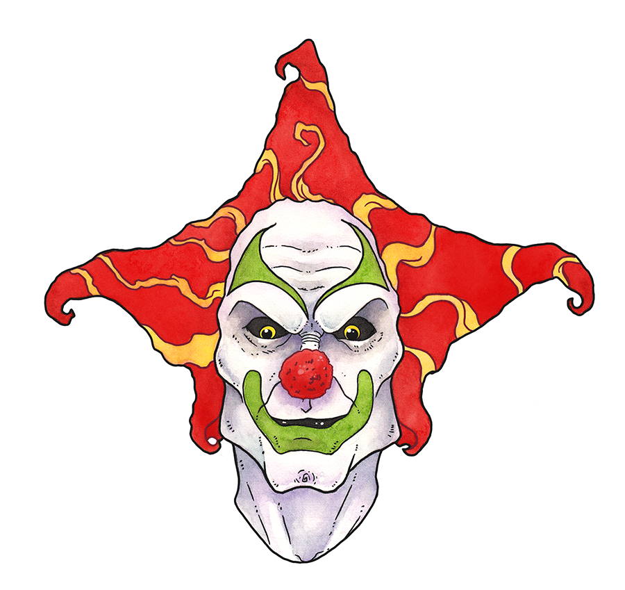 Jack the Clown Vinyl Sticker