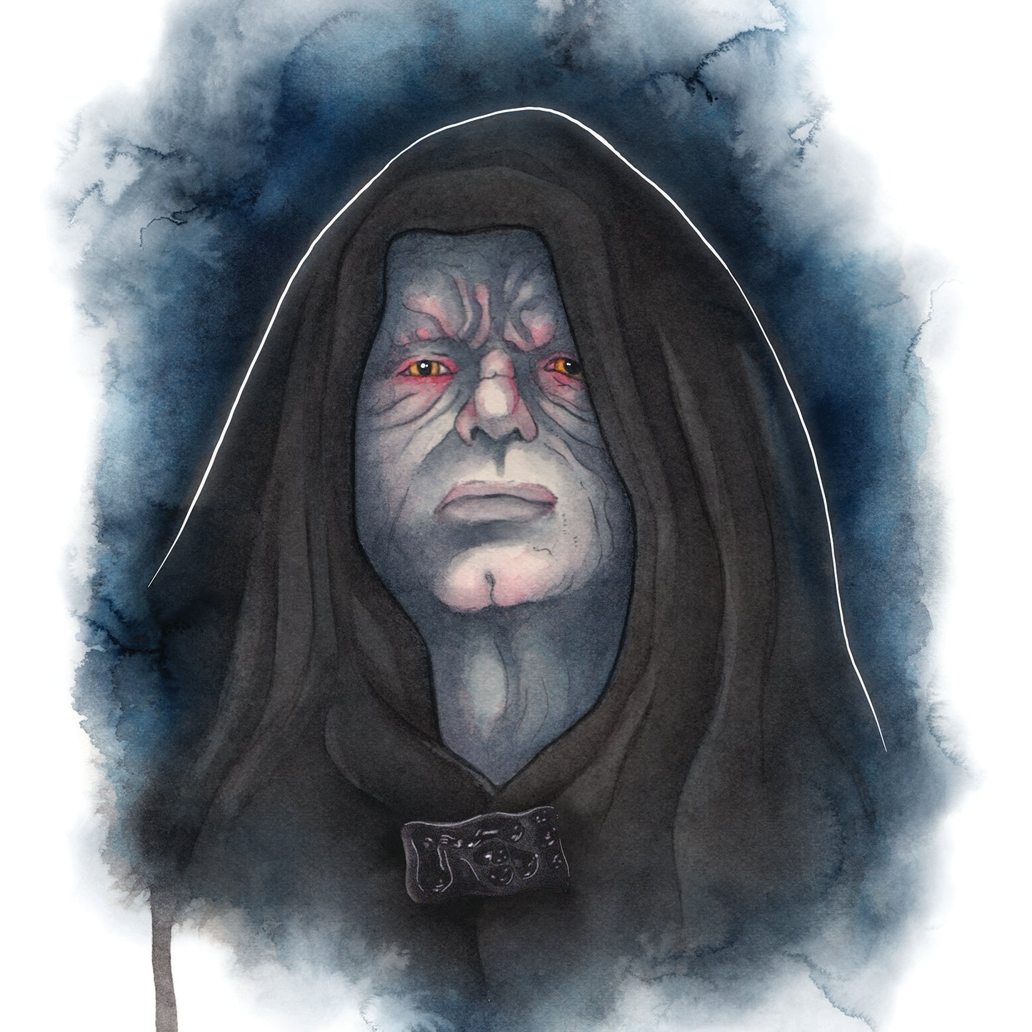 Star Wars: Emperor Palpatine - ORIGINAL WATERCOLOR PAINTING
