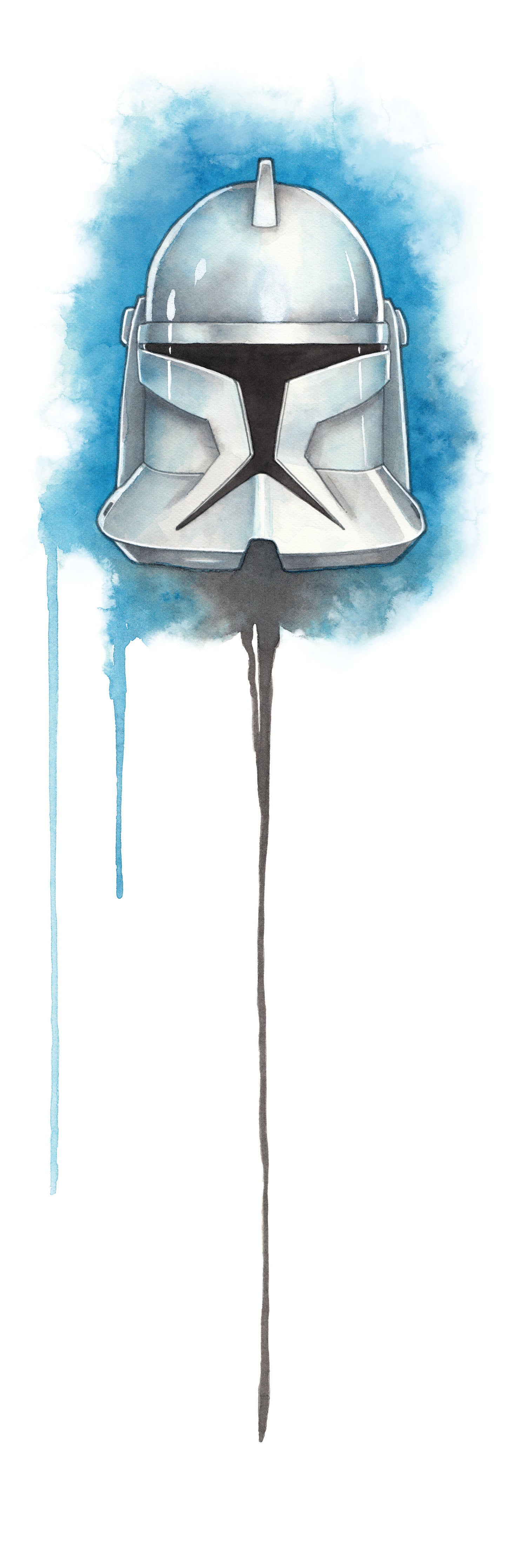 Star Wars: Phase One Clone Trooper - ORIGINAL WATERCOLOR PAINTING