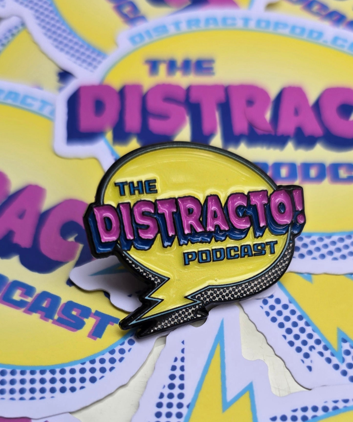 DISTRACTO! Limited Edition Enamel Pin