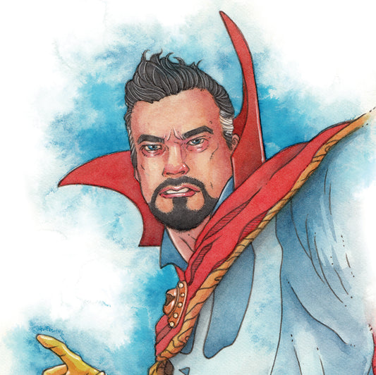 Marvel: Doctor Strange - ORIGINAL WATERCOLOR PAINTING