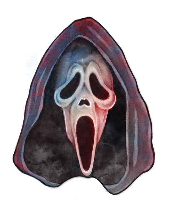 Ghostface Sticker – The Caleb King