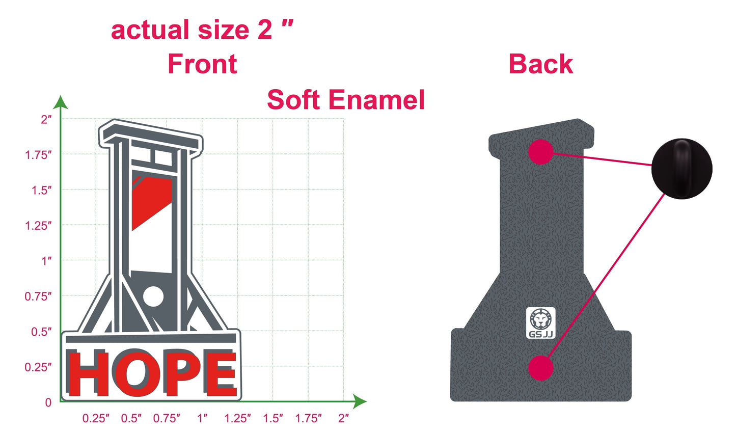 HOPE - ENAMEL PIN PRE-ORDER - LIMITED EDITION