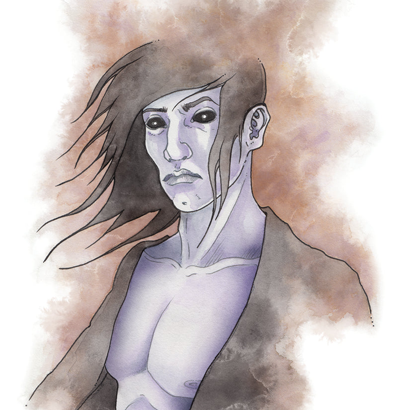 Comics: The Sandman - ORIGINAL WATERCOLOR PAINTING