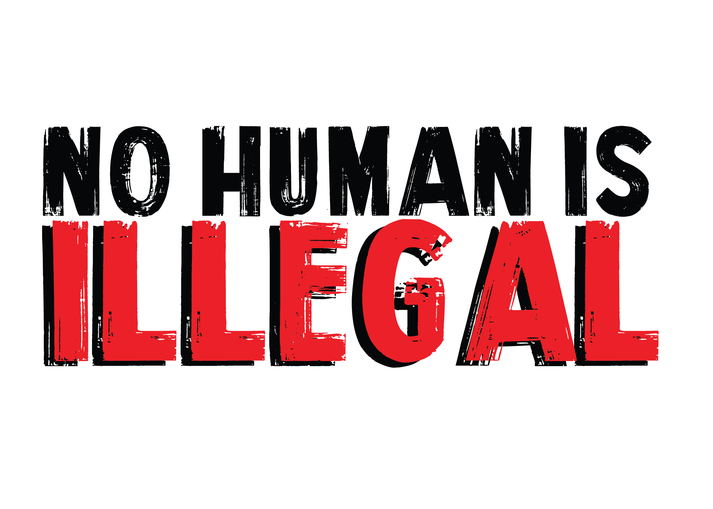 NO HUMAN IS ILLEGAL – The Caleb King